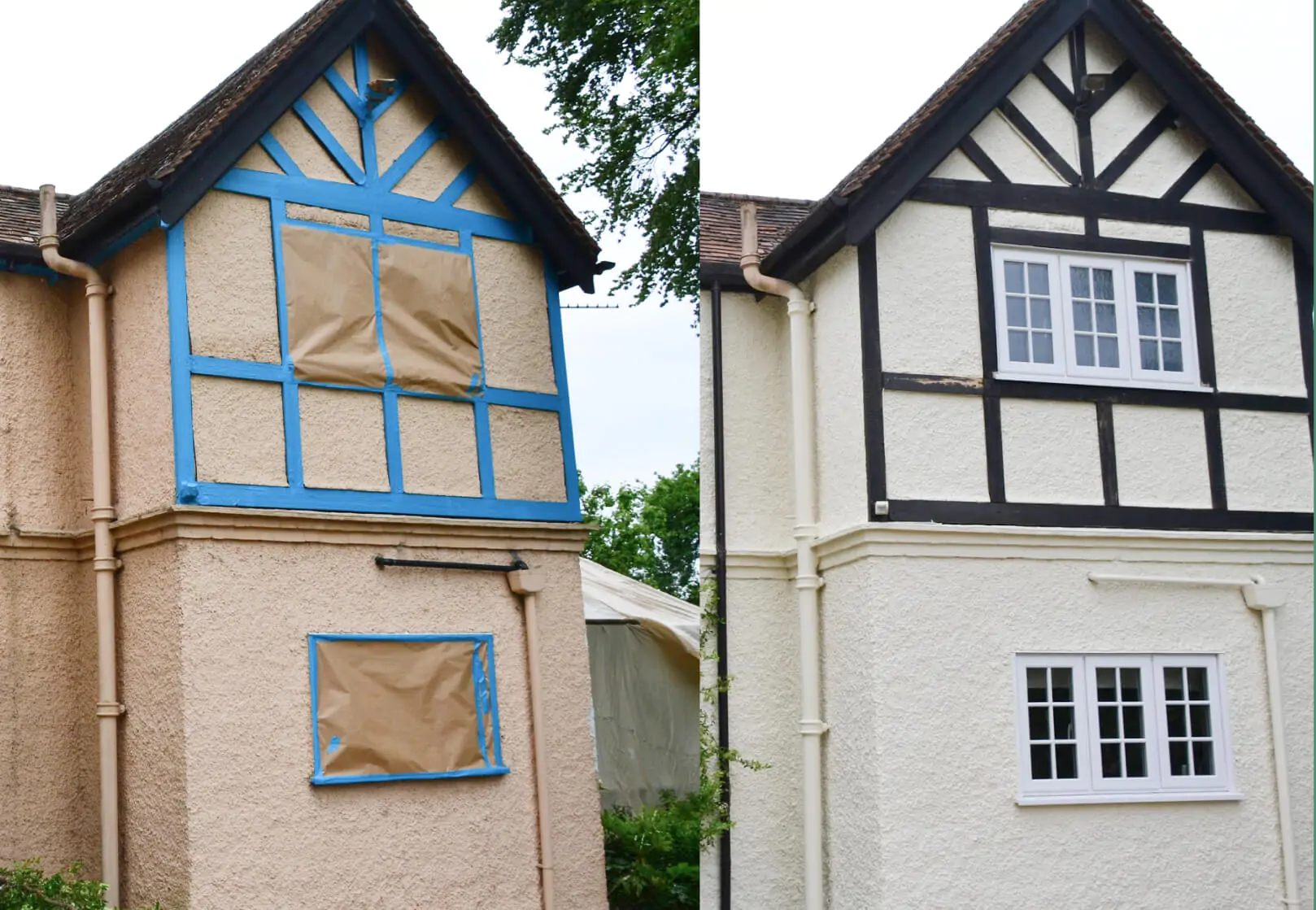 Painted Masonry Exterior