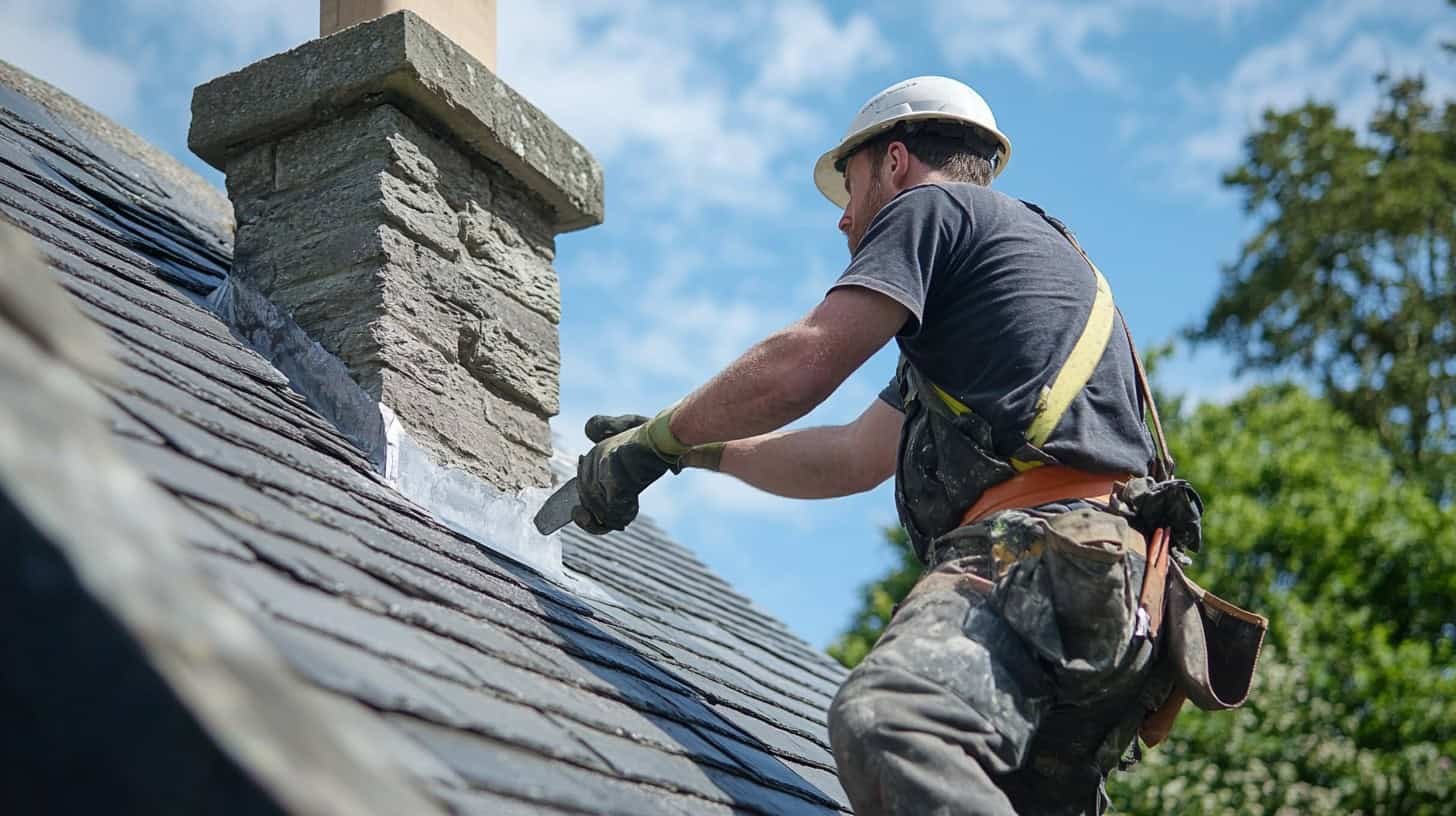 DM Property Maintenance professional roofing team at work